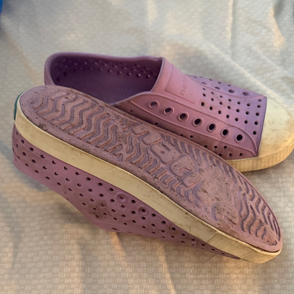 Native Shoes Lavender Slip-On Perforated  Sneakers